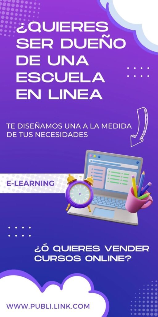 Banner para academia en linea